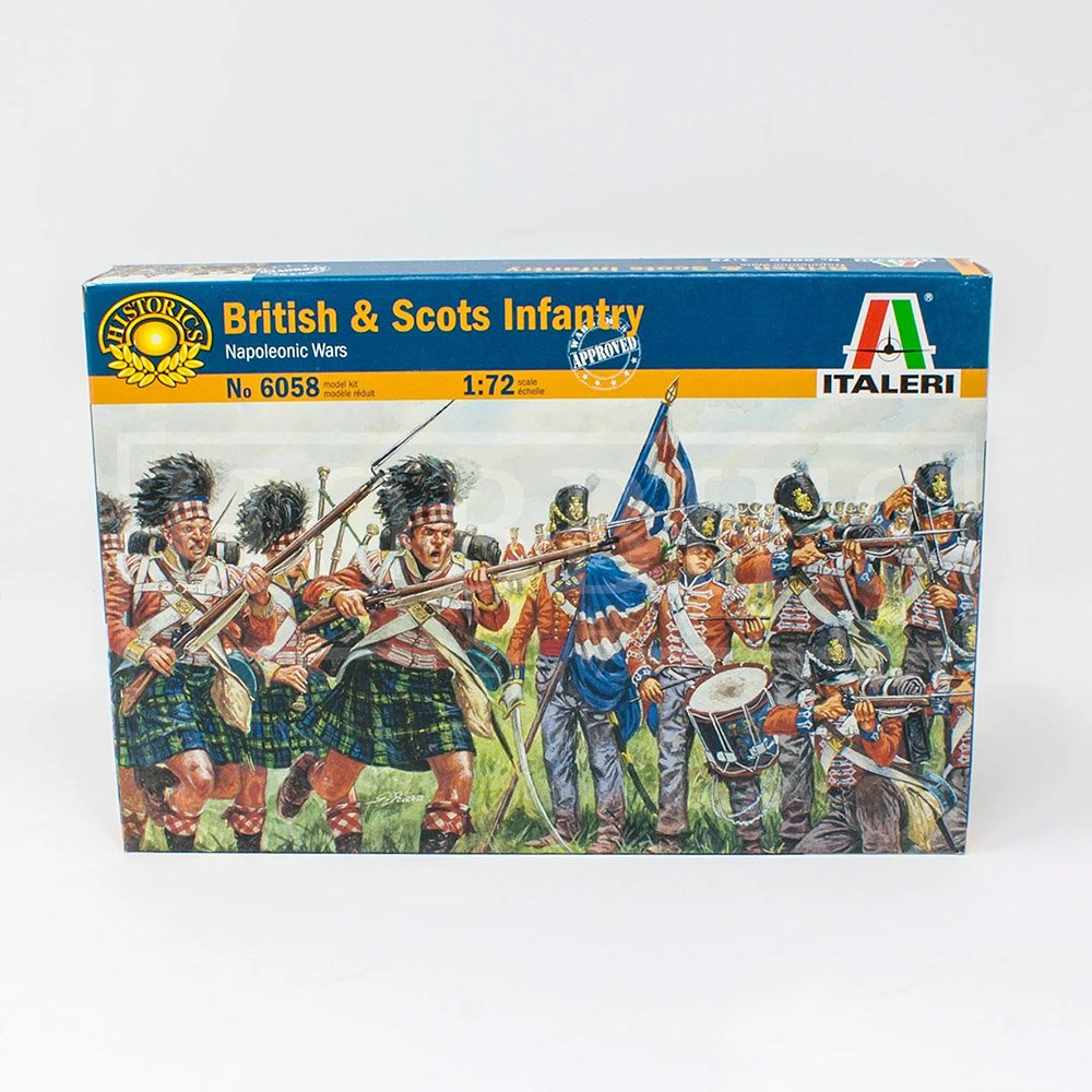 ITALERI 1/72 BRITISH AND SCOTS INFANTRY - NAPOLEONIC WARS