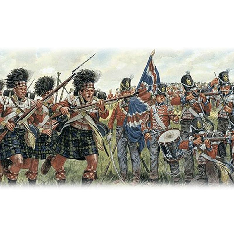 ITALERI 1/72 BRITISH AND SCOTS INFANTRY - NAPOLEONIC WARS