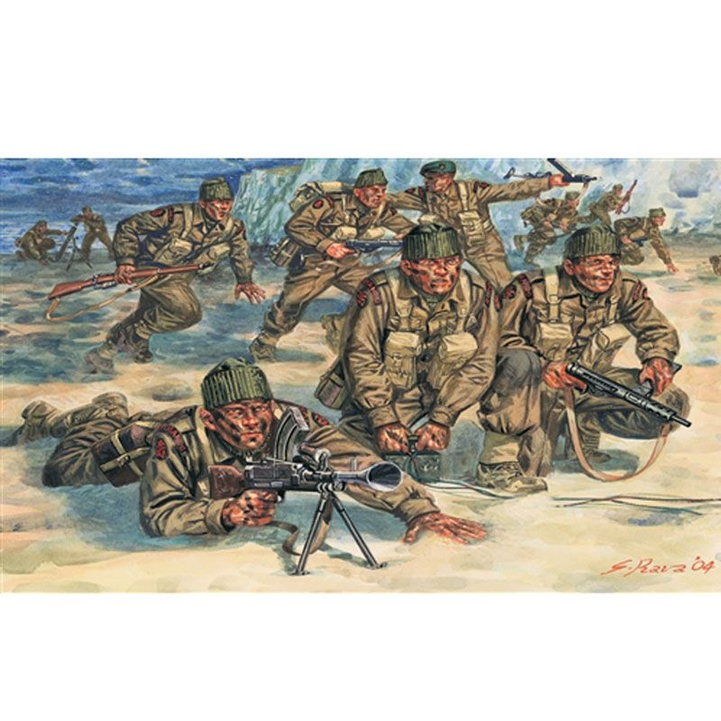 ITALERI 1/72 WWII BRITISH COMMANDOS