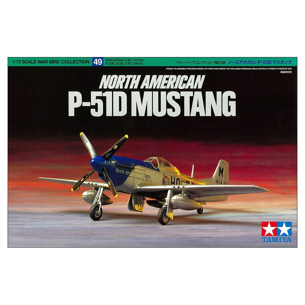 TAMIYA 1/72 NORTH AMERICAN P-51D MUSTANG