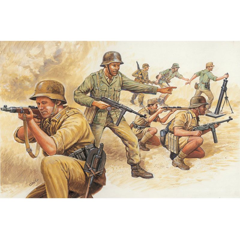 ITALERI 1/72 WWII GERMAN AFRIKA CORPS
