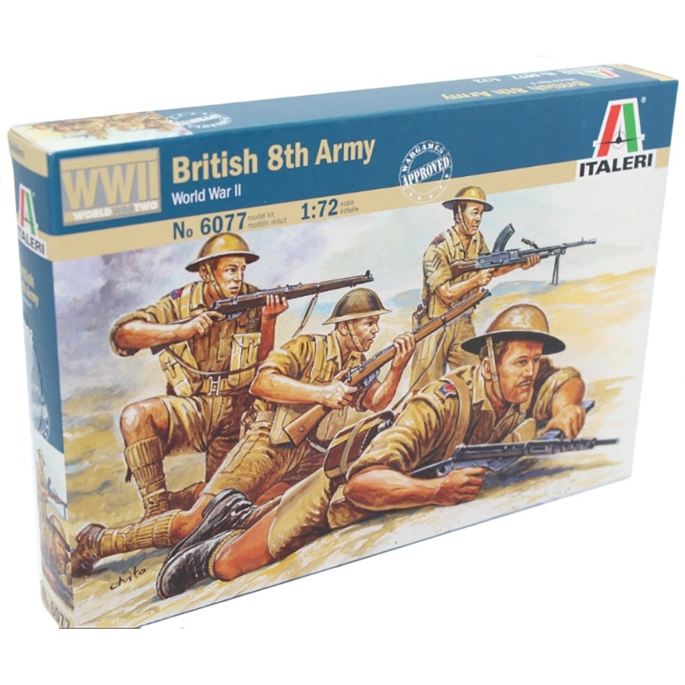 ITALERI 1/72 WWII BRITISH 8TH ARMY