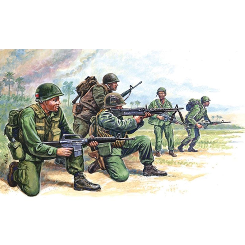 ITALERI 1/72 AMERICAN SPECIAL  FORCES - VIETNAM WAR