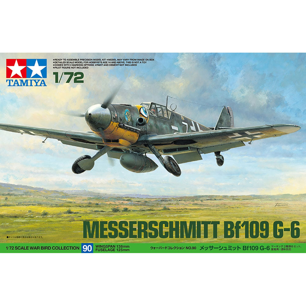 TAMIYA 1/72 MESSERSCHMITT BF109 G-6