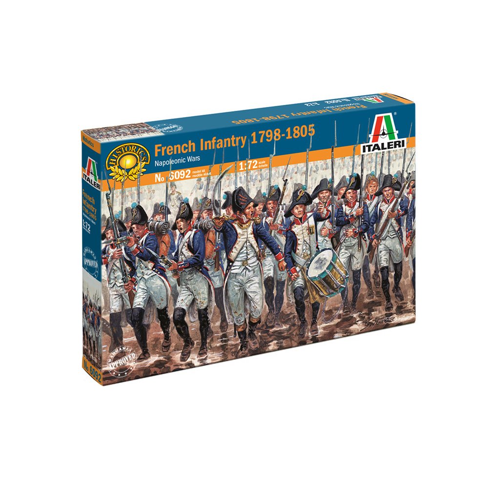 ITALERI 1/72 FRENCH INFANTRY 1800-05 - NAPOLEONIC WARS