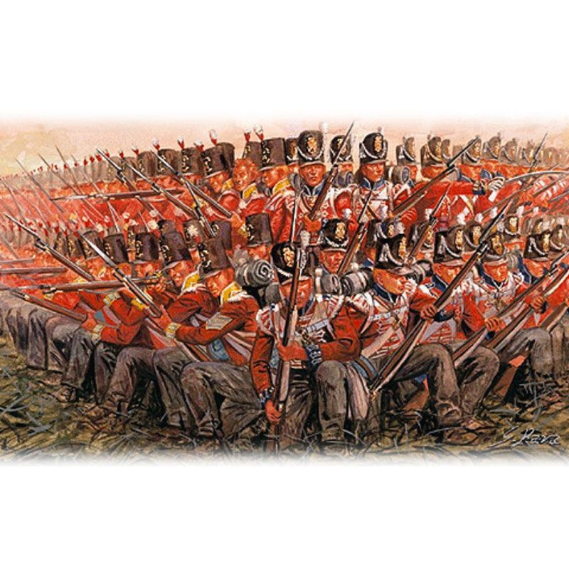 ITALERI 1/72 BRITISH INFANTRY 1815  - NAPOLEONIC WARS