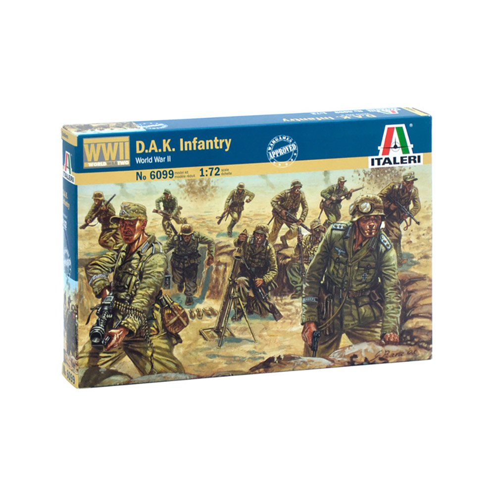 ITALERI 1/72 WWII D.A.K. INFANTRY