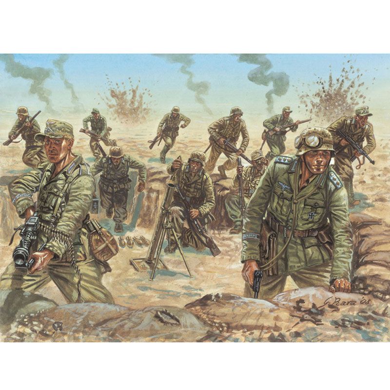 ITALERI 1/72 WWII D.A.K. INFANTRY