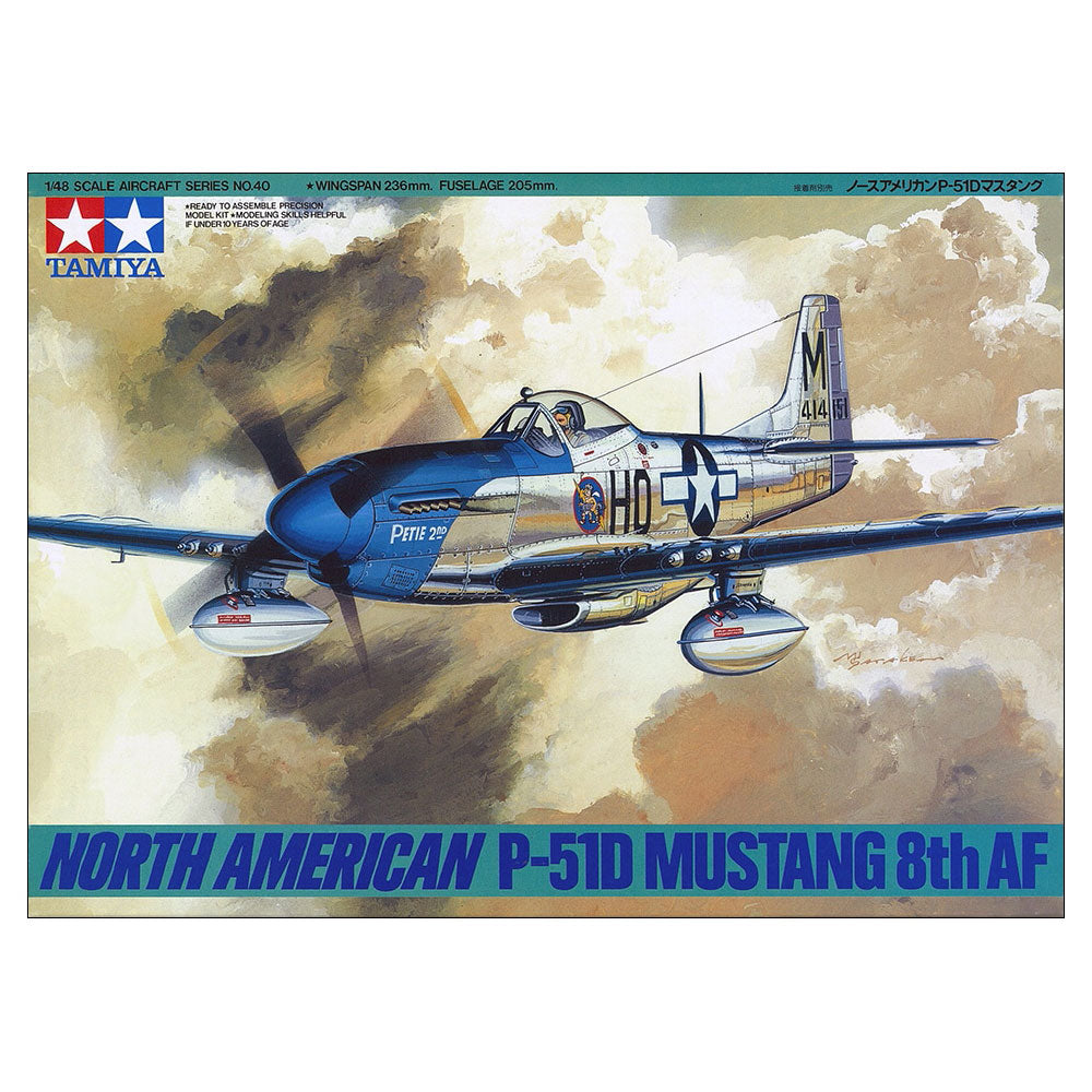TAMIYA 1/48 NORTH AMERICAN P-51D MUSTANG 8TH AF