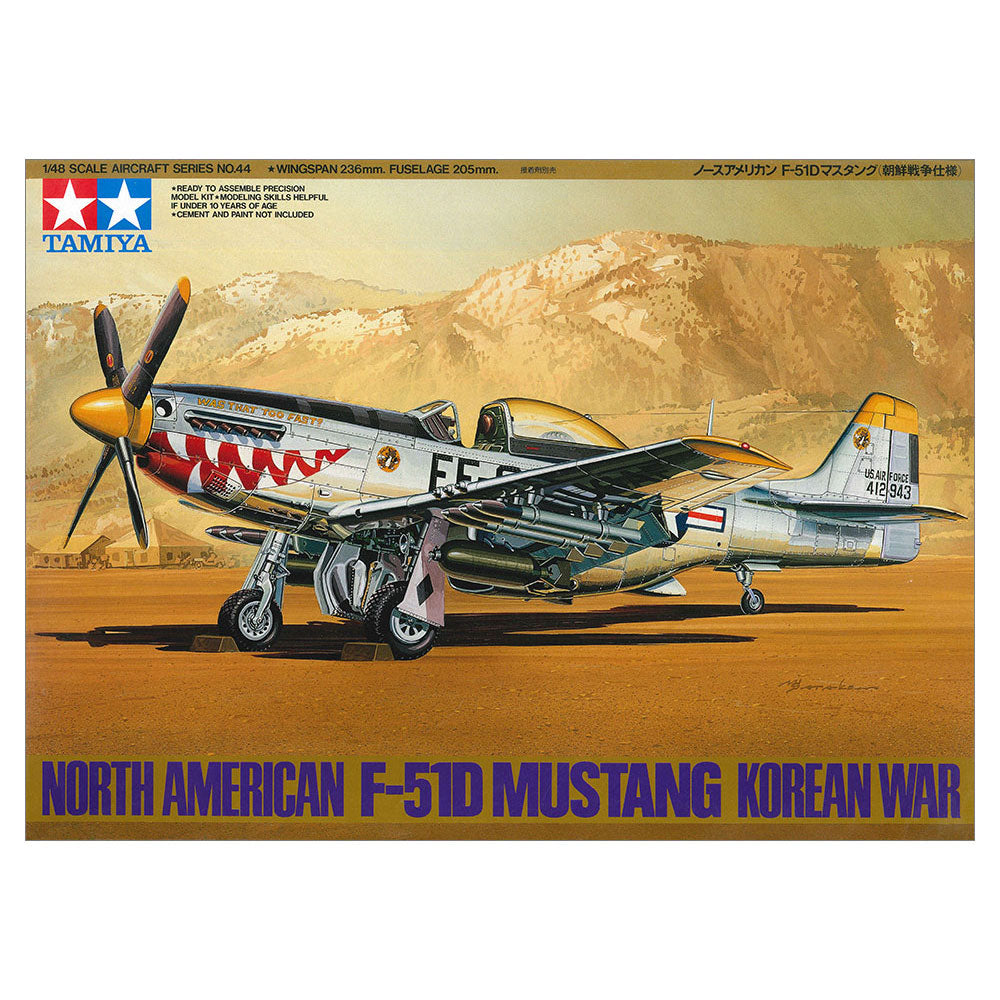 TAMIYA 1/48 NORTH AMERICAN F-51D MUSTANG KOREAN WAR