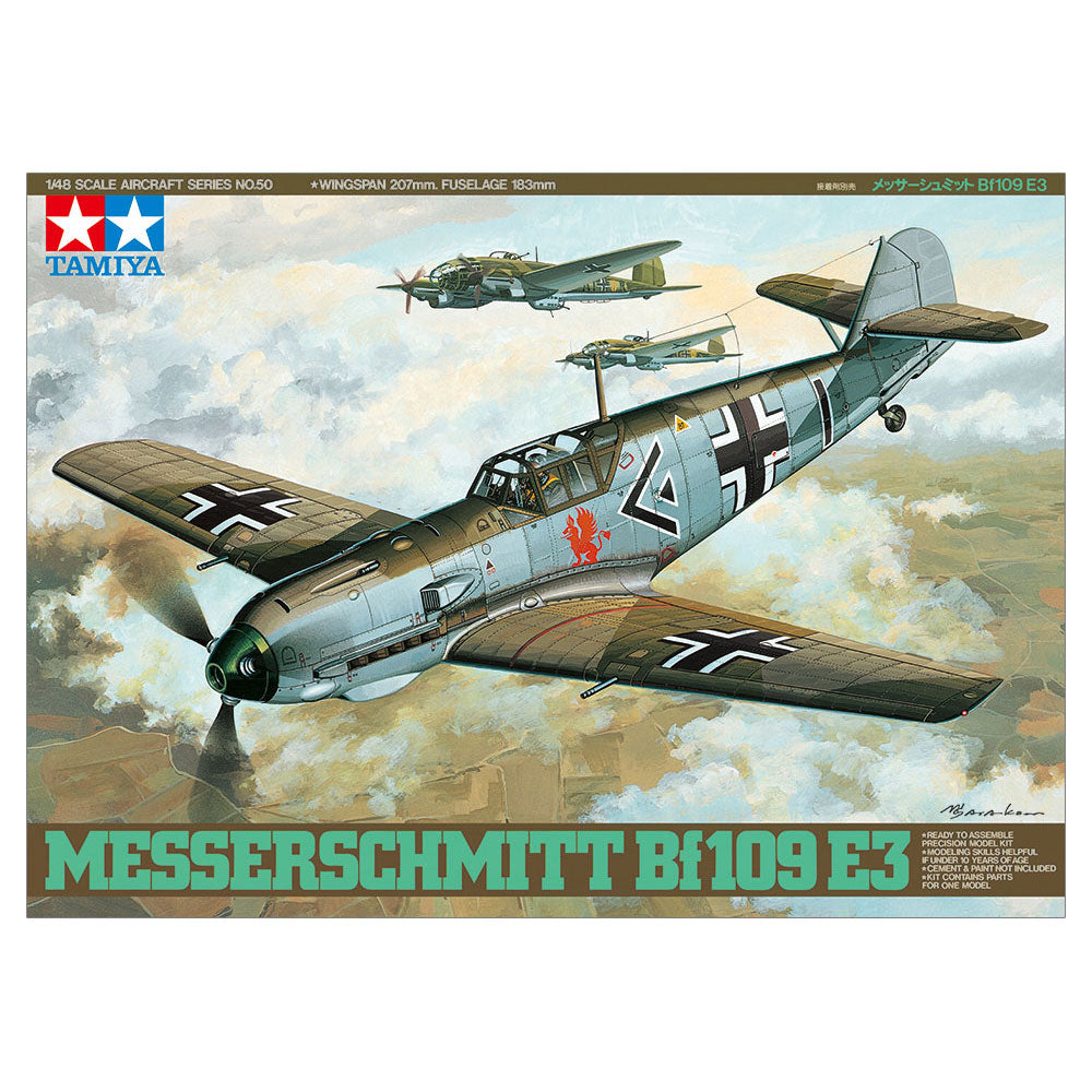 TAMIYA 1/48 MESSERSCHMITT BF109 E-3