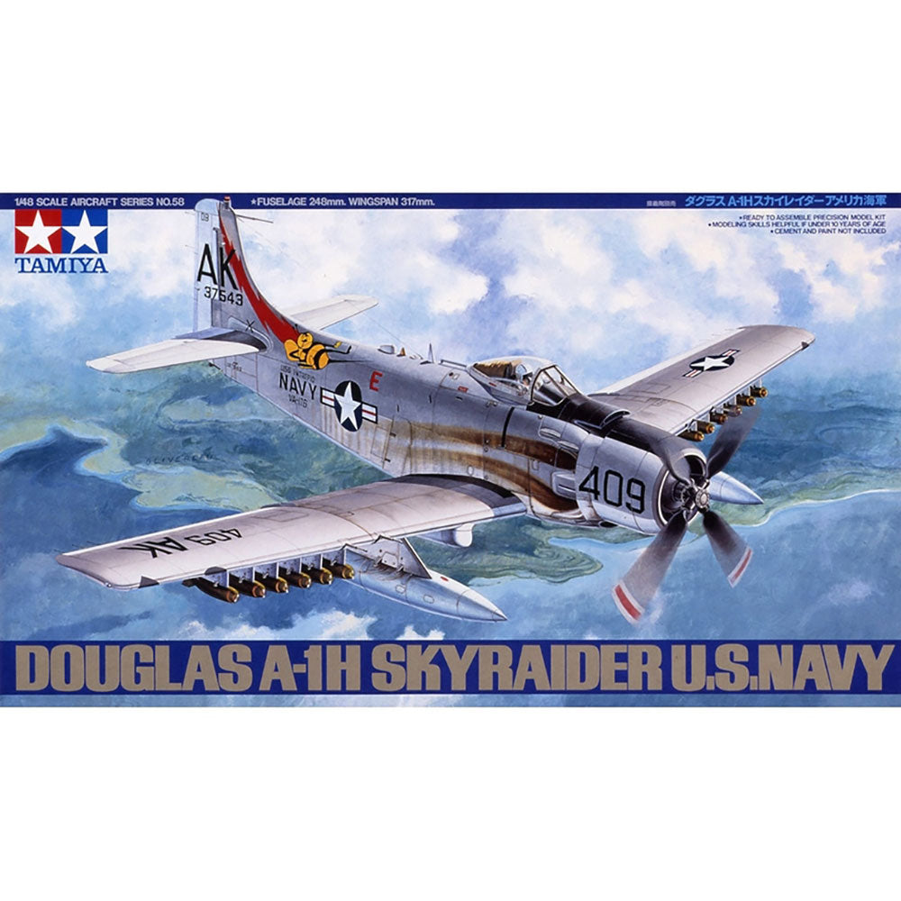 TAMIYA 1/48 DOUGLAS A-1H SKYRAIDER U.S. NAVY