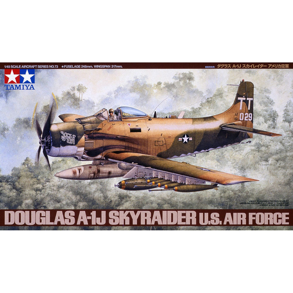 TAMIYA 1/48 DOUGLAS A-1J SKYRAIDER U.S. AIR FORCE