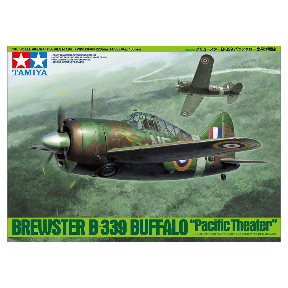 TAMIYA 1/48 BREWSTER B-339 BUFFALO "PACIFIC THEATER"