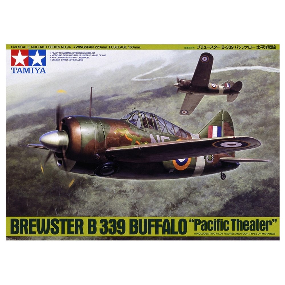 TAMIYA 1/48 BREWSTER B-339 BUFFALO "PACIFIC THEATER"