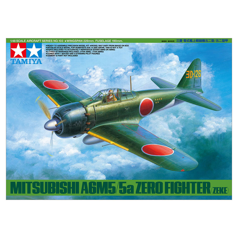 TAMIYA 1/48 MITSUBISHI A6M5/5A ZERO FIGHTER (ZEKE)