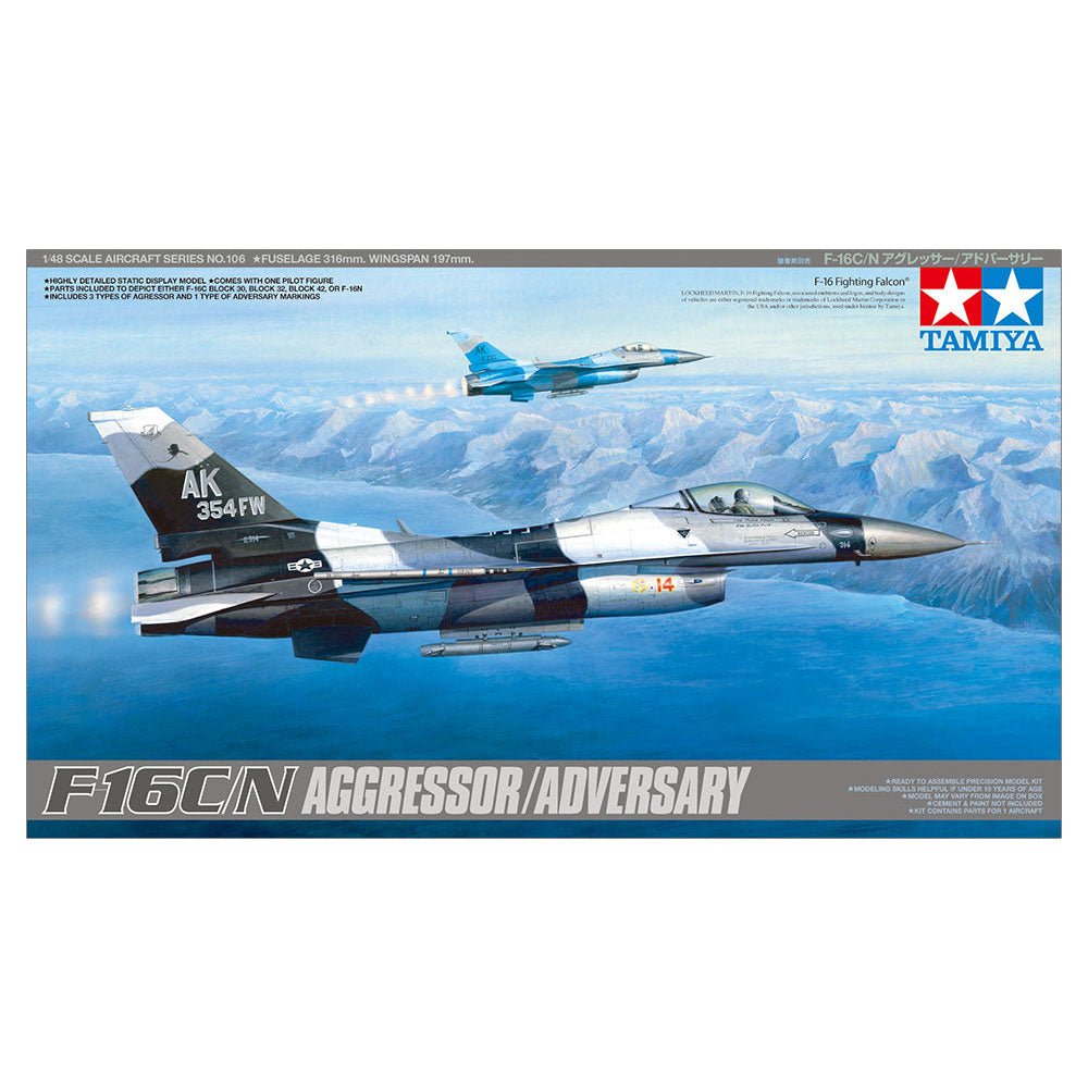 TAMIYA 1/48 F-16C/N "AGGRESSOR/ADVERSARY"