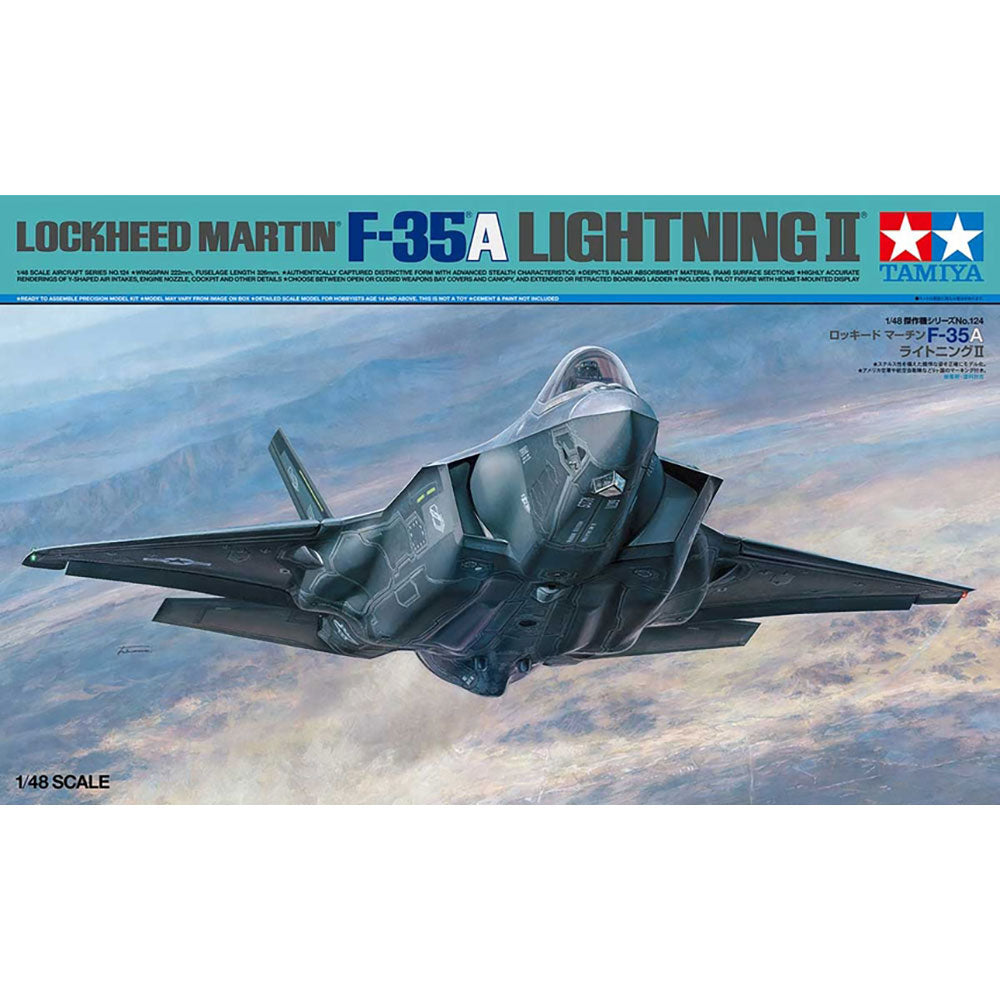 TAMIYA 1/48 LOCKHEED MARTIN F-35A LIGHTNING II WITH AUS. DECALS