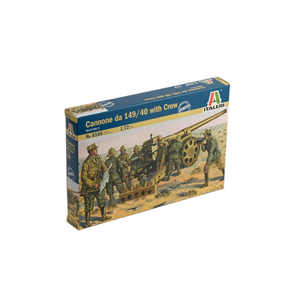 ITALERI 1/72 WWII ITALIAN CANNONE DA 149/40 W/CREW
