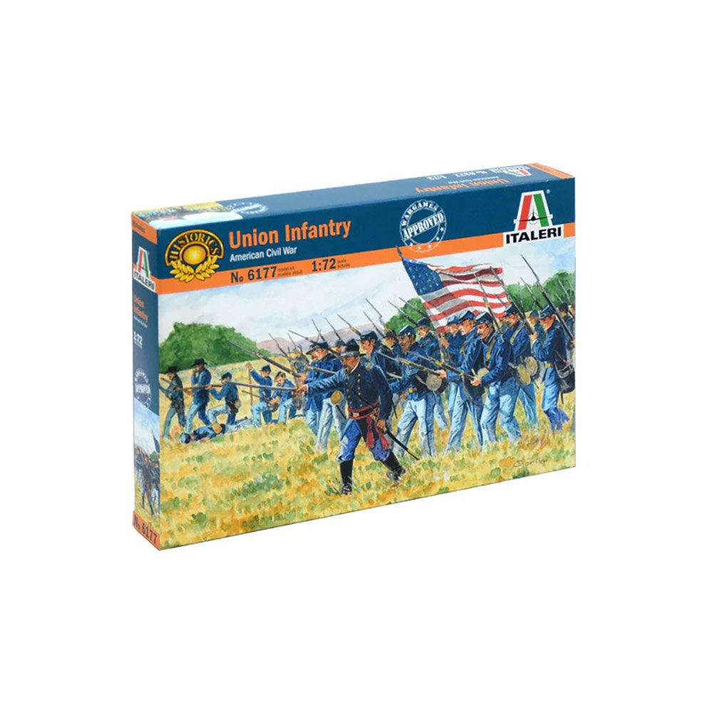 ITALERI 1/72 UNION INFANTRY - AMERICAN CIVIL WAR