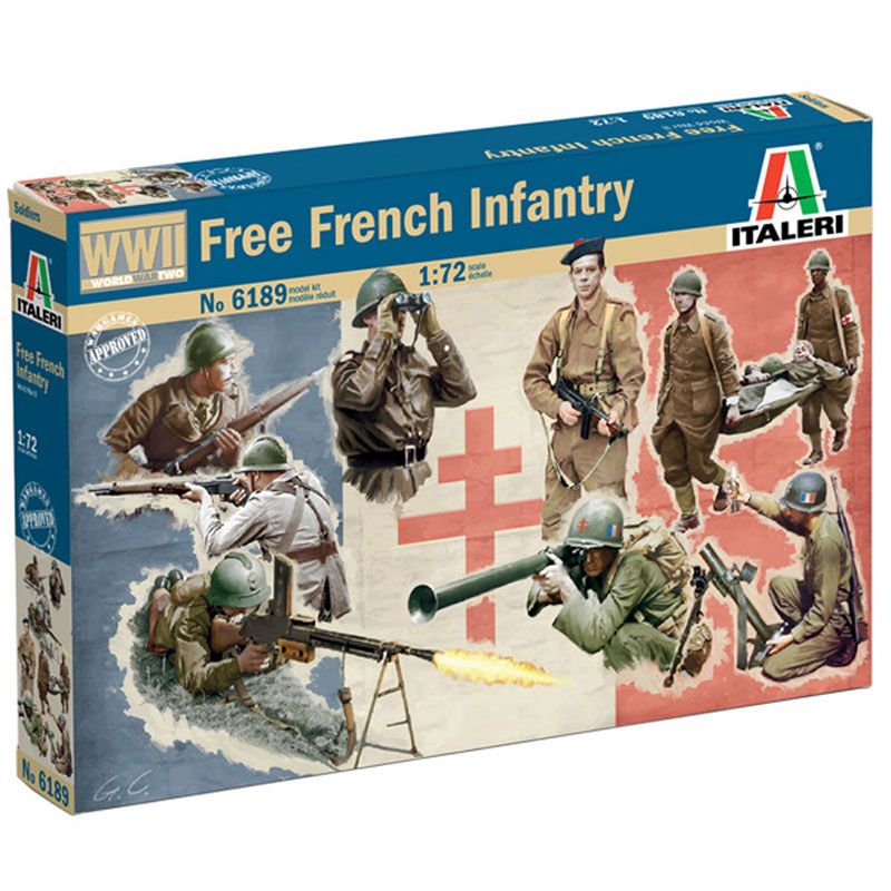 ITALERI 1/72 WWII FRENCH INFANTRY