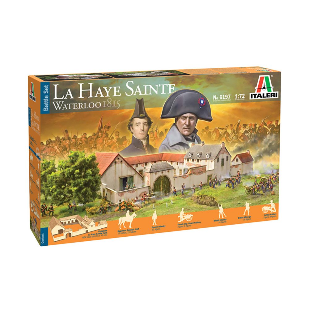 ITALERI 1/72 LA HAYE SAINTE WATERLOO 1815 BATTLE SET