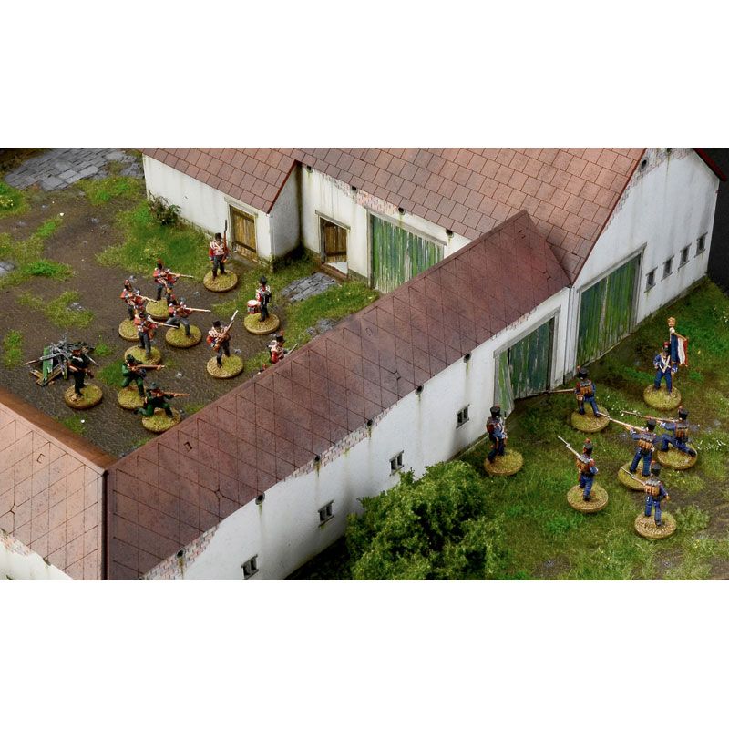 ITALERI 1/72 LA HAYE SAINTE WATERLOO 1815 BATTLE SET