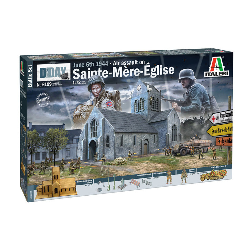 ITALERI 1/72 AIR ASSAULT ON SAINTE-MERE-EGLISE JUNE 6TH 1944
