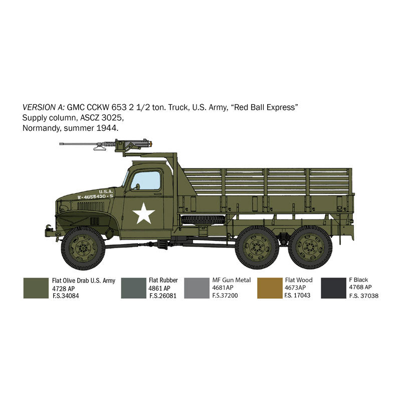 ITALERI 1/35 GMC 2 1/2 TON 6X6 TRUCK "D-DAY 80TH ANNIVERSARY"