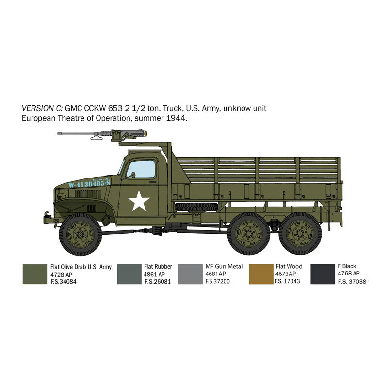 ITALERI 1/35 GMC 2 1/2 TON 6X6 TRUCK "D-DAY 80TH ANNIVERSARY"