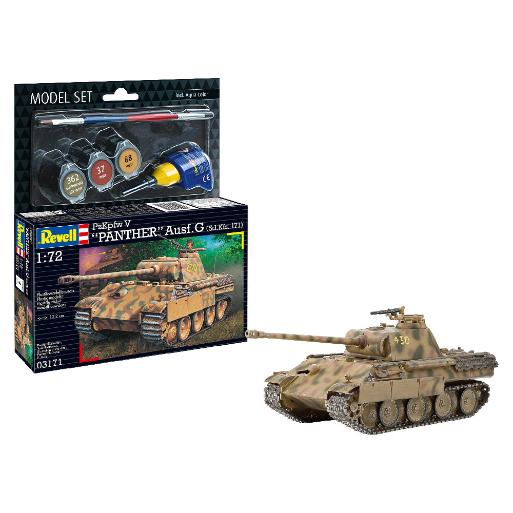 REVELL 1/72 MODEL SET PZKPFW V PANTHER AUSF. G