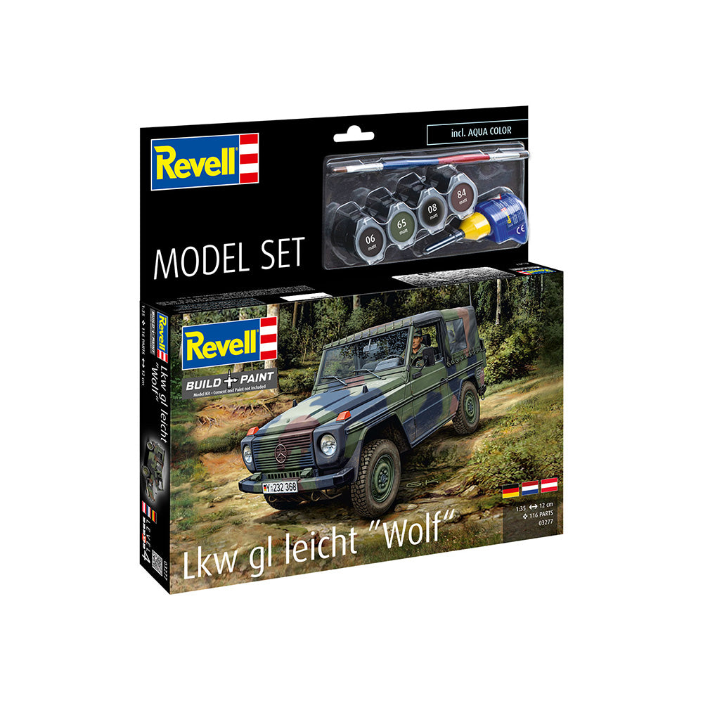 REVELL 1/35 MODEL SET LKW GL LEICHT WOLF TRUCK
