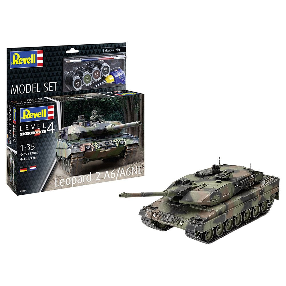 REVELL 1/35 MODEL SET LEOPARD 2 A6-A6NL