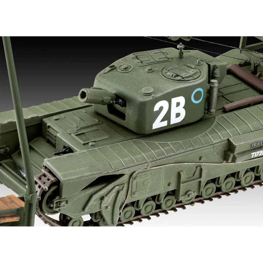 REVELL 1/76 MODEL SET CHURCHILL A.V.R.E.