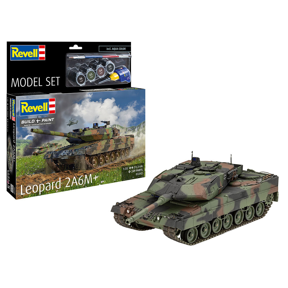REVELL 1/35 MODEL SET LEOPARD 2 A6M+