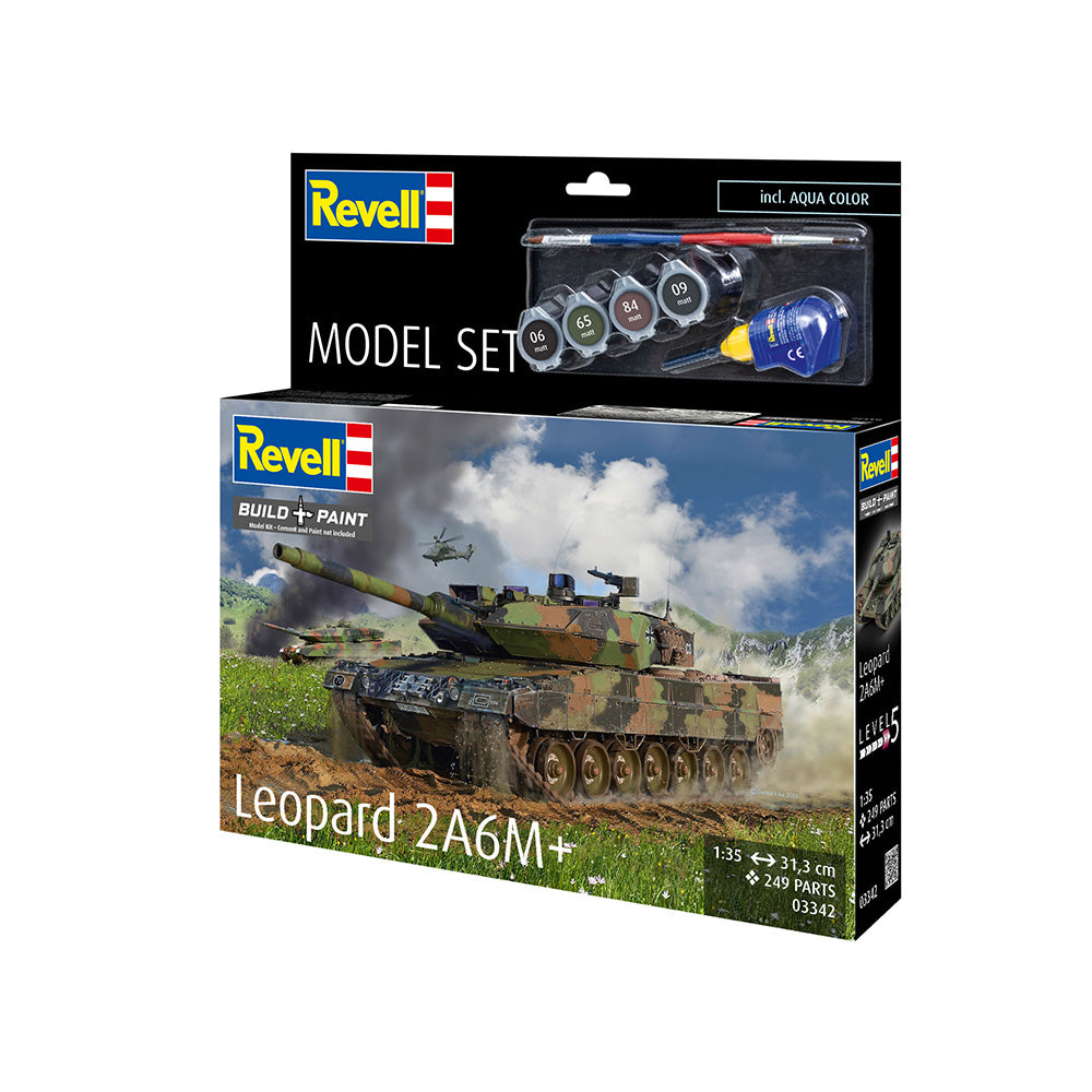 REVELL 1/35 MODEL SET LEOPARD 2 A6M+