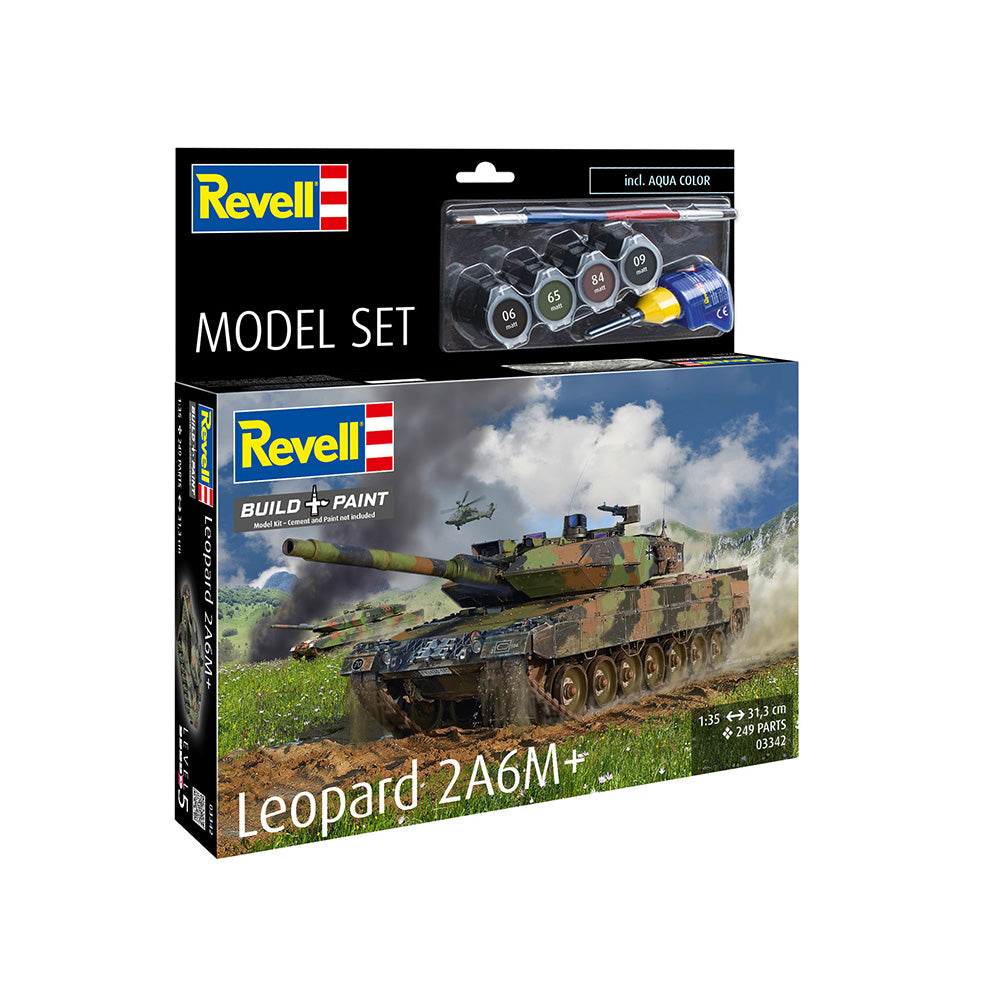 REVELL 1/35 MODEL SET LEOPARD 2 A6M+