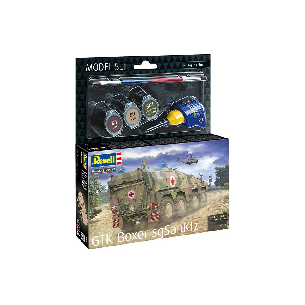 REVELL 1/72 MODEL SET GTK BOXER SGSANKFZ