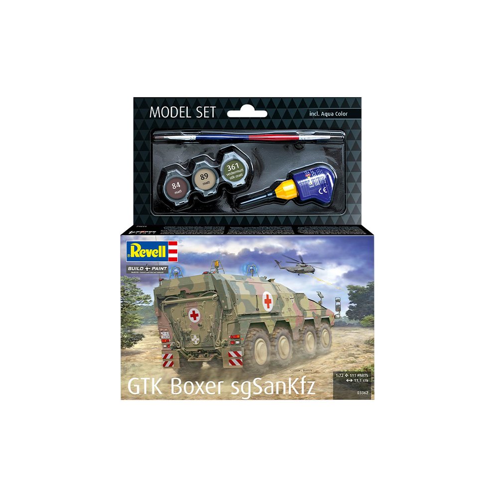 REVELL 1/72 MODEL SET GTK BOXER SGSANKFZ