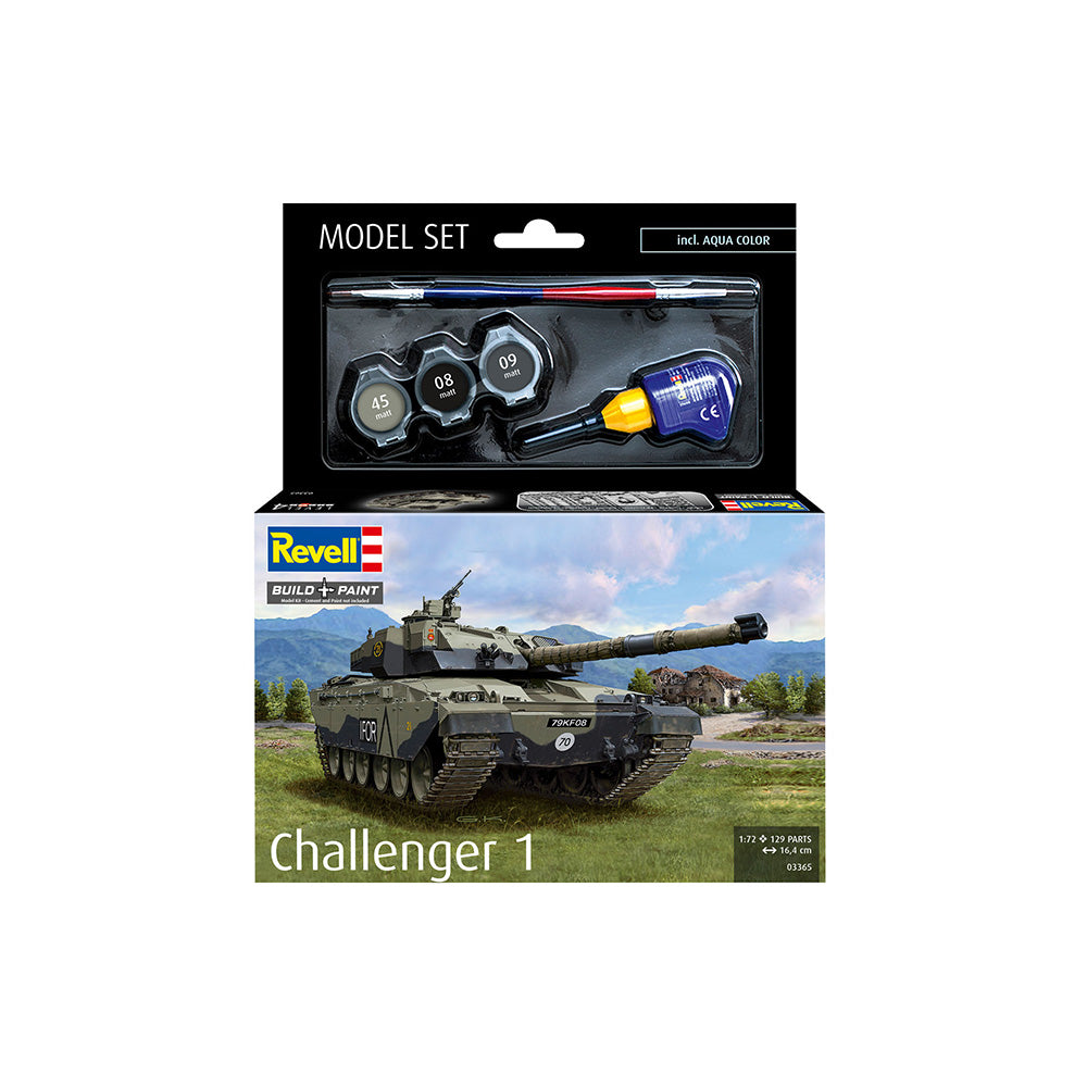 REVELL 1/72 MODEL SET CHALLENGER 1