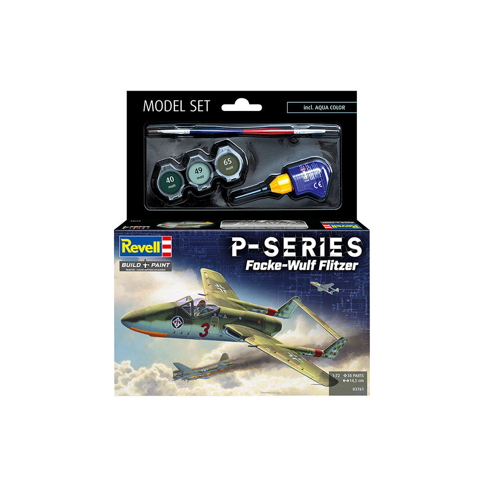 REVELL 1/72 MODEL SET FOCKE-WULF TL JAGER "FLITZER" - P-SERIES