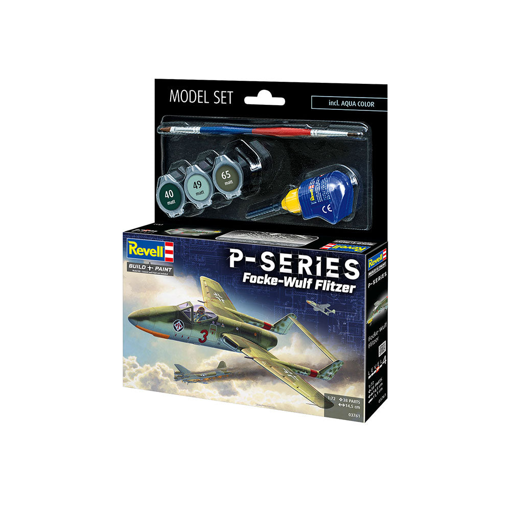 REVELL 1/72 MODEL SET FOCKE-WULF TL JAGER "FLITZER" - P-SERIES