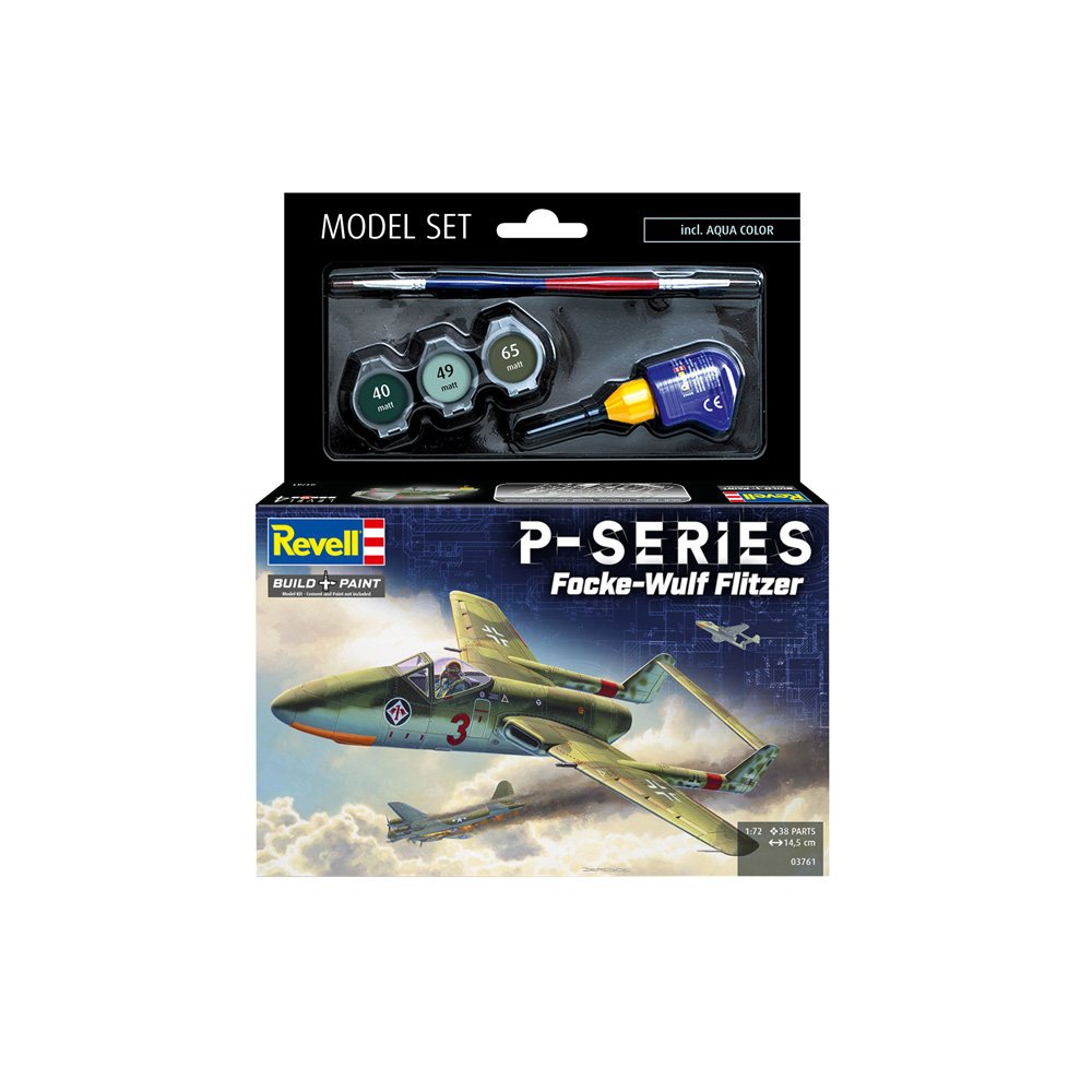 REVELL 1/72 MODEL SET FOCKE-WULF TL JAGER "FLITZER" - P-SERIES