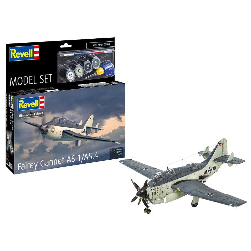REVELL 1/72 MODEL SET FAIREY GANNET AS.1/AS.4