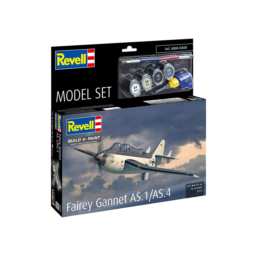 REVELL 1/72 MODEL SET FAIREY GANNET AS.1/AS.4