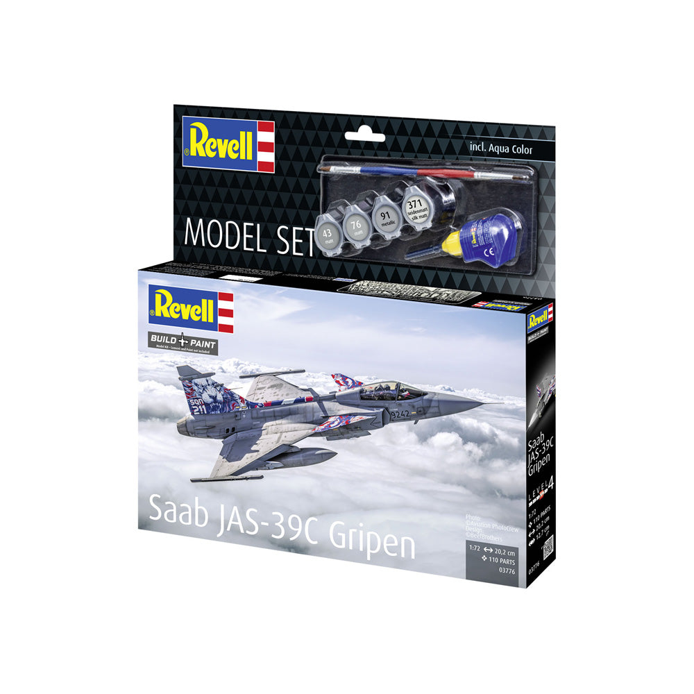 REVELL 1/72 MODEL SET SAAB JAS-39C GRIPEN