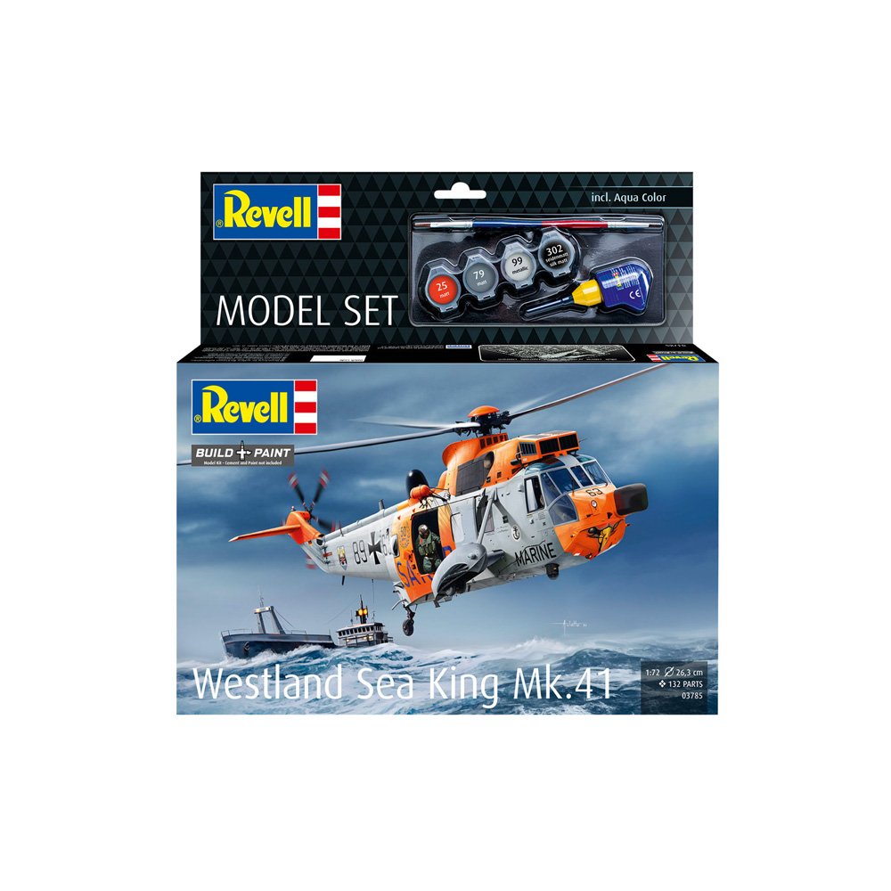REVELL 1/72 MODEL SET WESTLAND SEA KING MK. 41