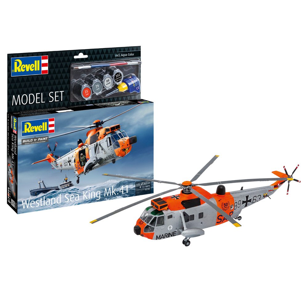 REVELL 1/72 MODEL SET WESTLAND SEA KING MK. 41