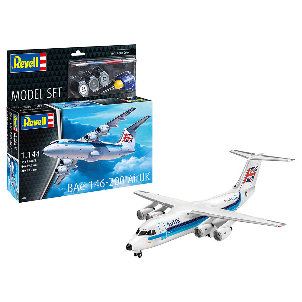 REVELL 1/144 MODEL SET BAE 146-200 AIRUK