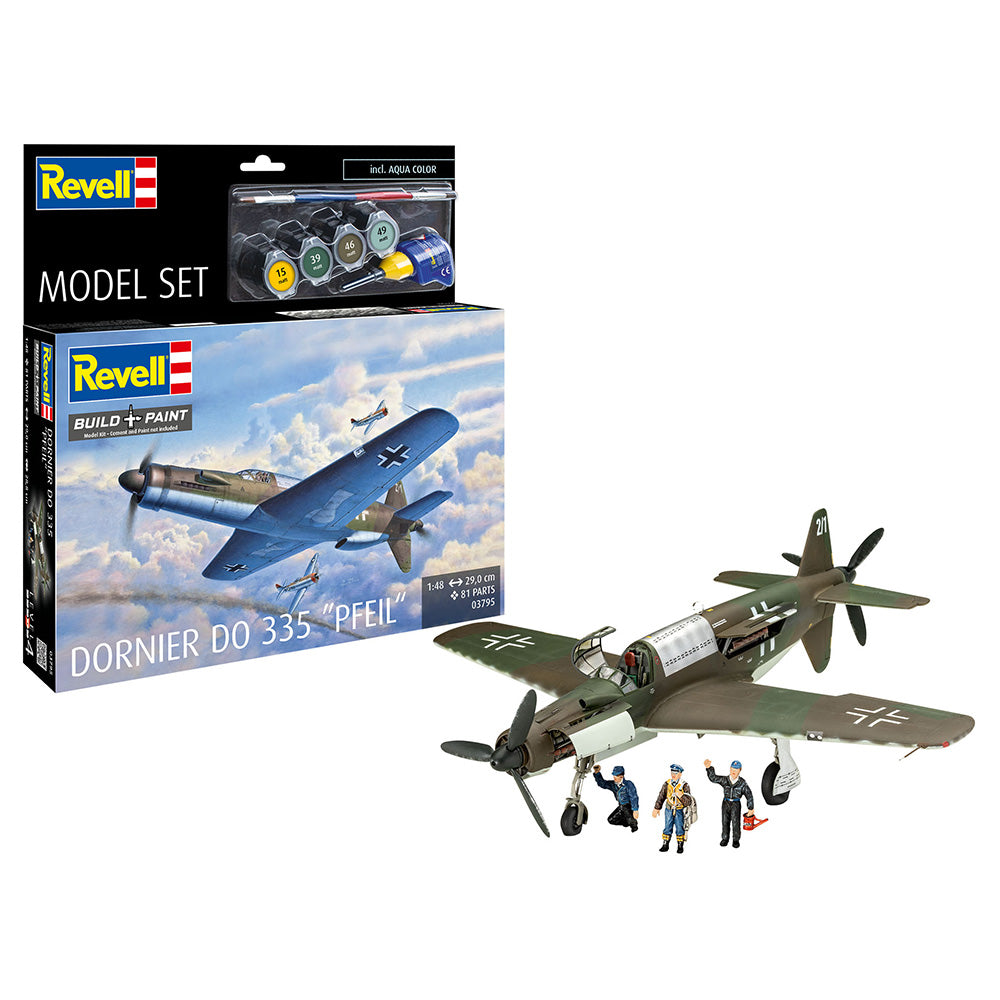 REVELL 1/48 MODEL SET DORNIER DO 335 PFEIL